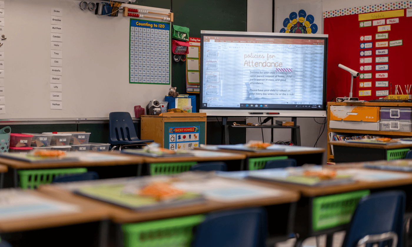 Interactive Display in Classroom